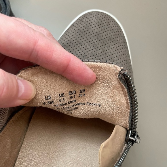 SOUL Naturalizer Women's Gray Perforated Sneakers - Picture 5 of 5